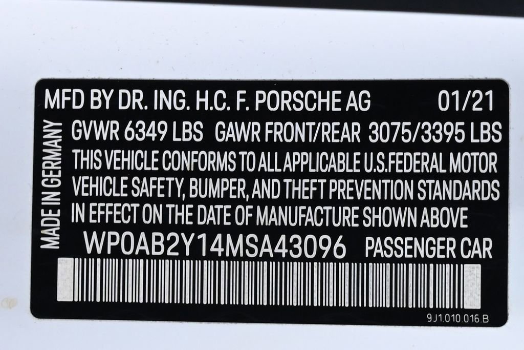Certified 2021 Porsche Taycan 4S AWD/4WD image 28