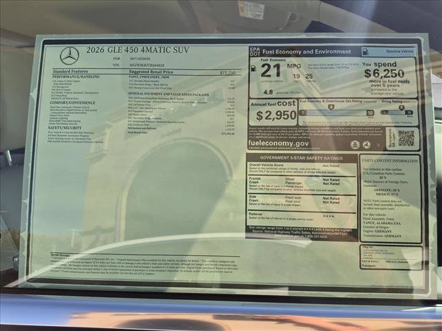 New 2026 Mercedes-Benz GLE 450 4MATIC image 18
