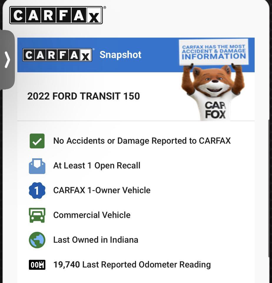 Used 2022 Ford Transit 150 Low Roof RWD image 2