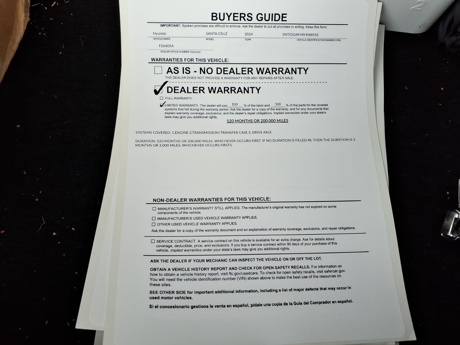 Used 2024 Hyundai Santa Cruz XRT AWD/4WD image 36
