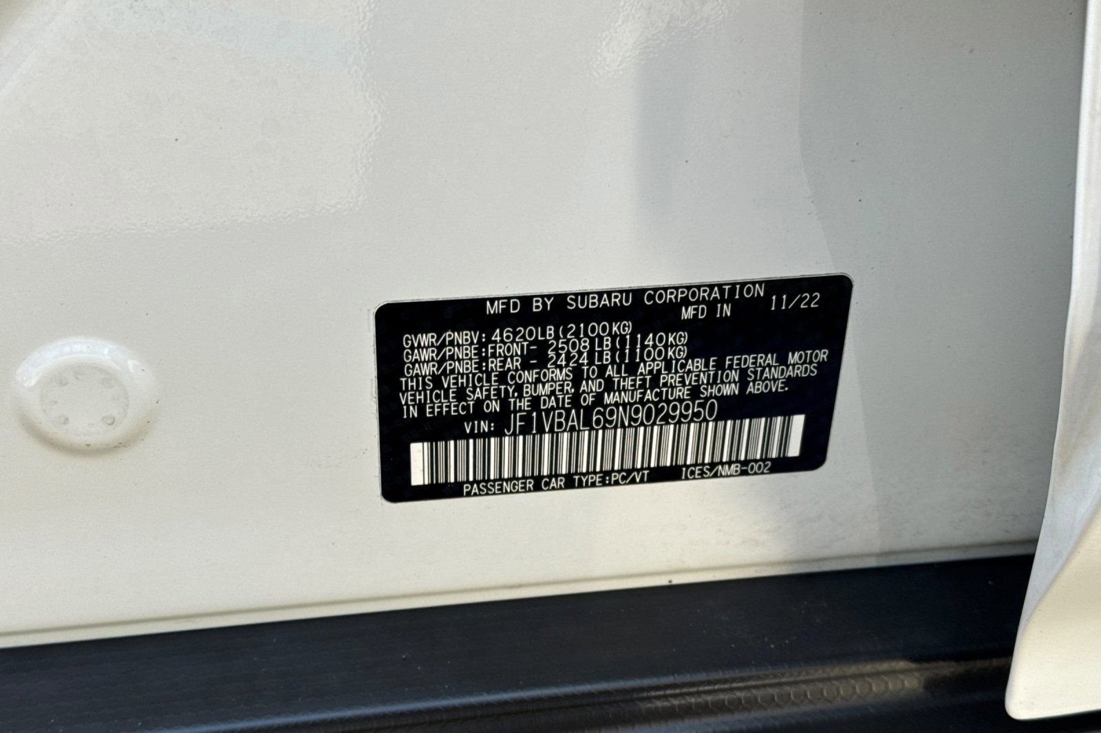 Used 2022 Subaru WRX Limited image 27