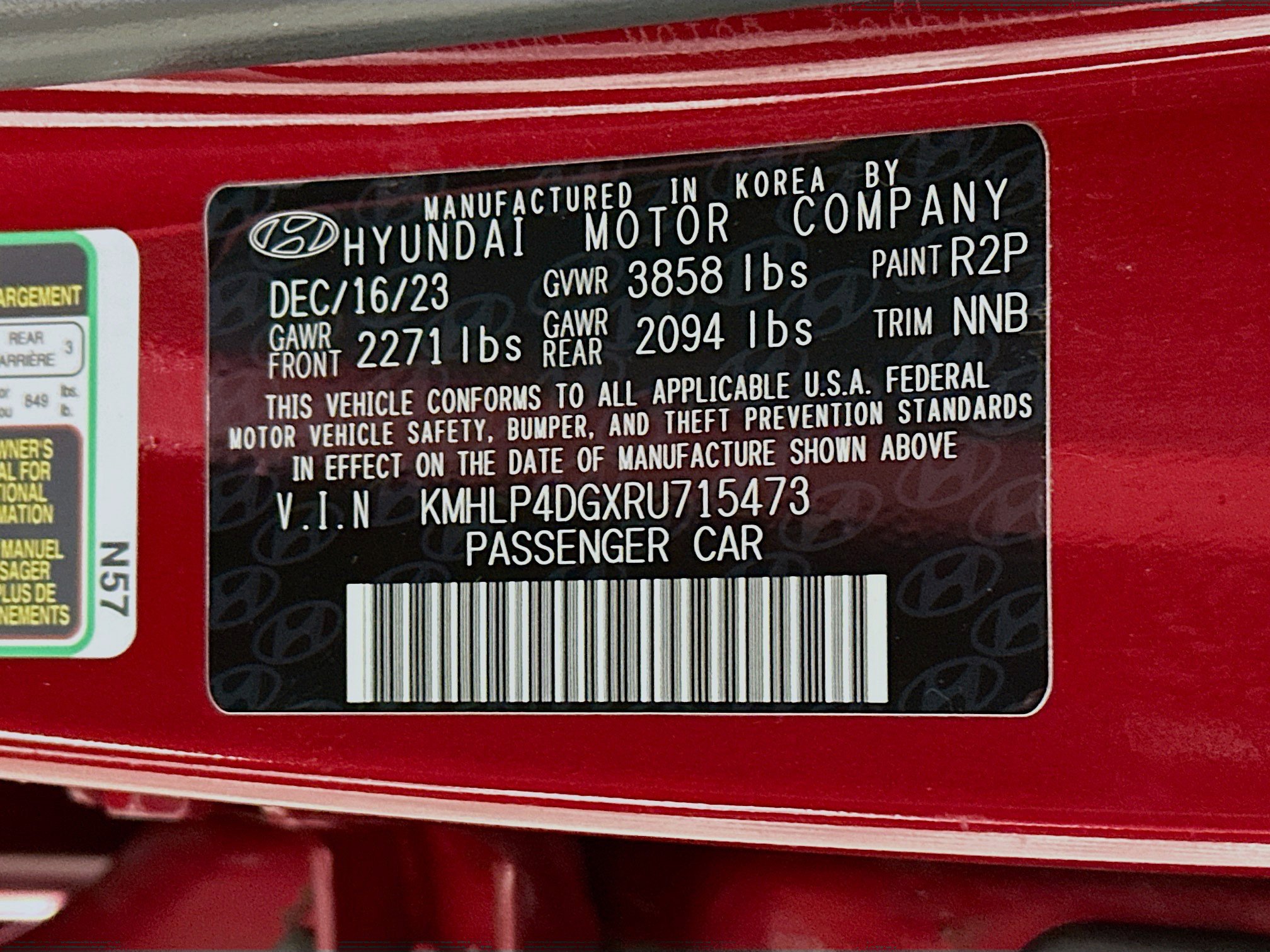 Certified 2024 Hyundai Elantra Limited image 31