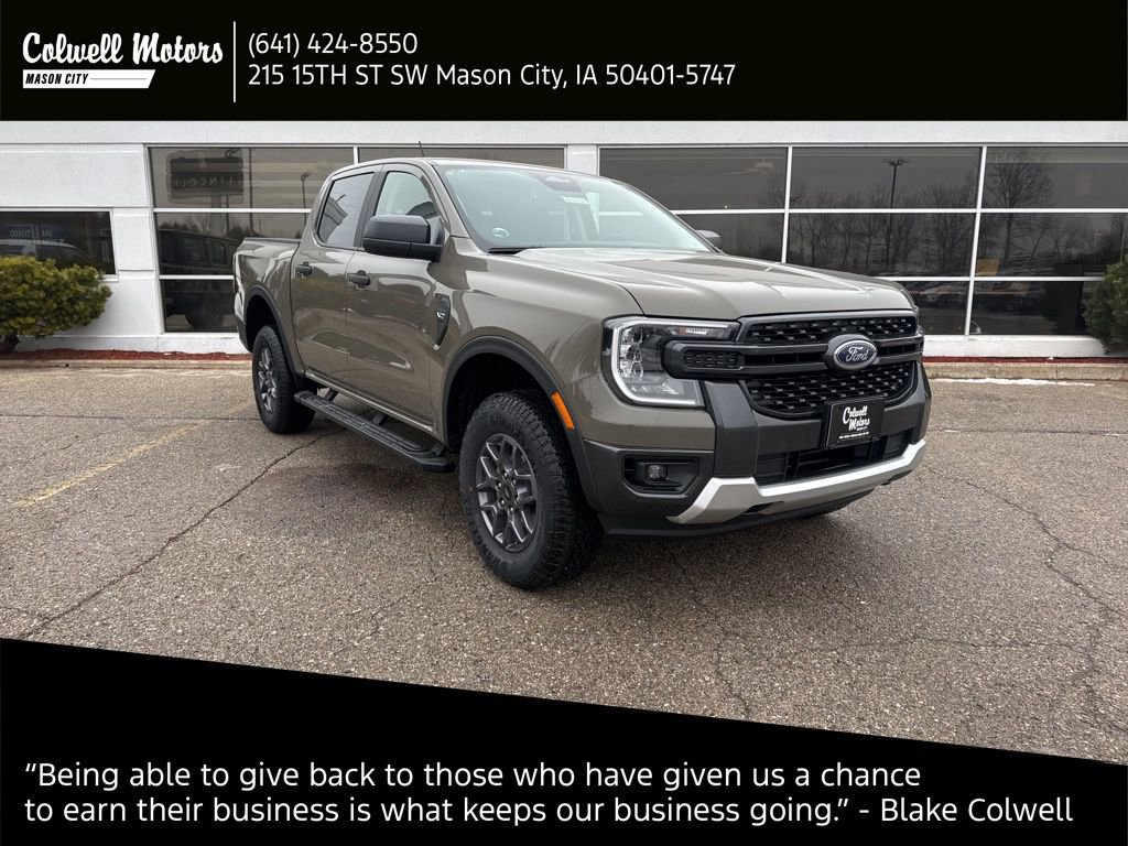 New 2025 Ford Ranger XLT w/ Equipment Group 301A High