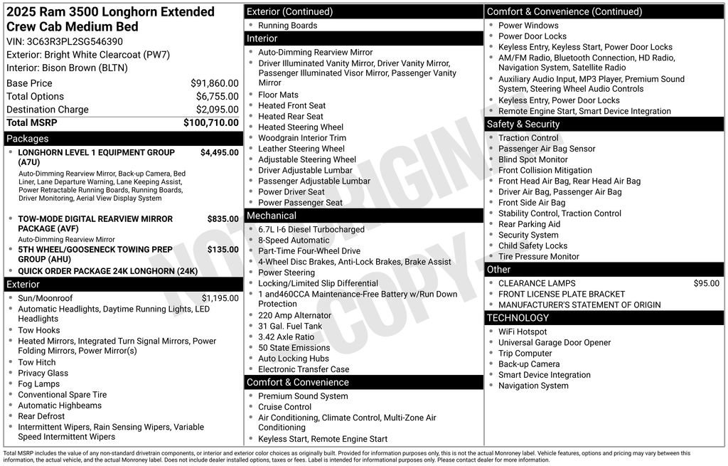 Used 2025 RAM 3500 Longhorn image 43
