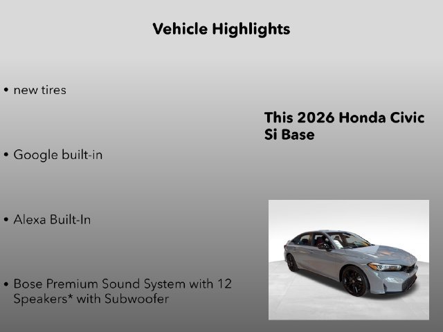 New 2026 Honda Civic Si image 15