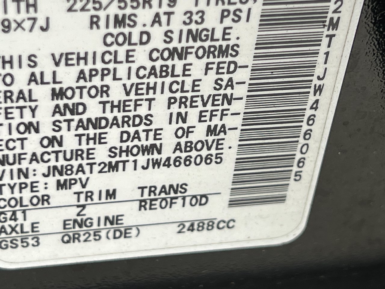 Used 2018 Nissan Rogue SL w/ Premium Package FWD image 11