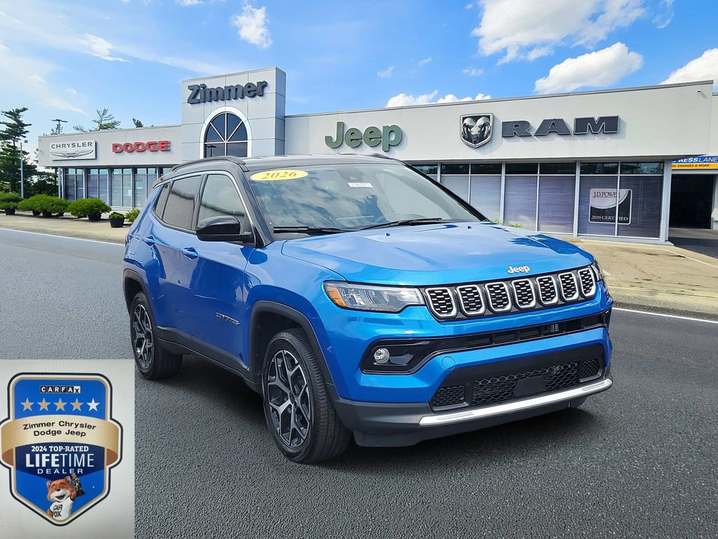 Certified 2026 Jeep Compass Limited w/ Mopar All Weather Package AWD/4WD video 1