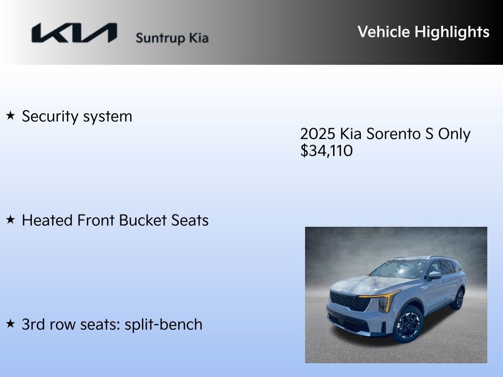 New 2025 Kia Sorento S image 15