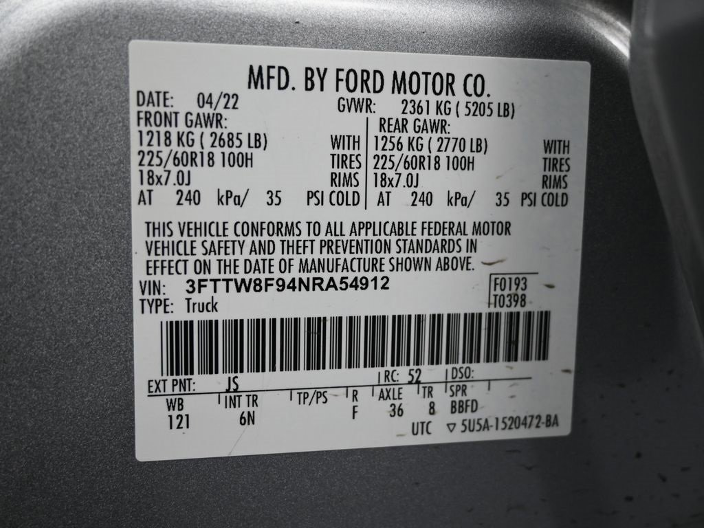 Used 2022 Ford Maverick Lariat w/ Lariat Luxury Package image 38