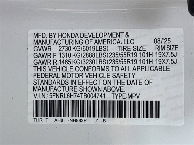 Certified 2026 Honda Odyssey Sport-L image 33