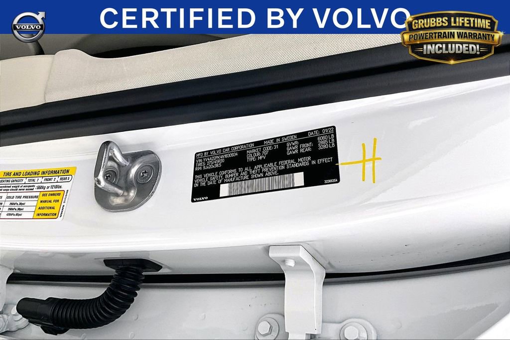 Used 2022 Volvo XC90 T6 Momentum w/ Climate Package AWD/4WD image 43