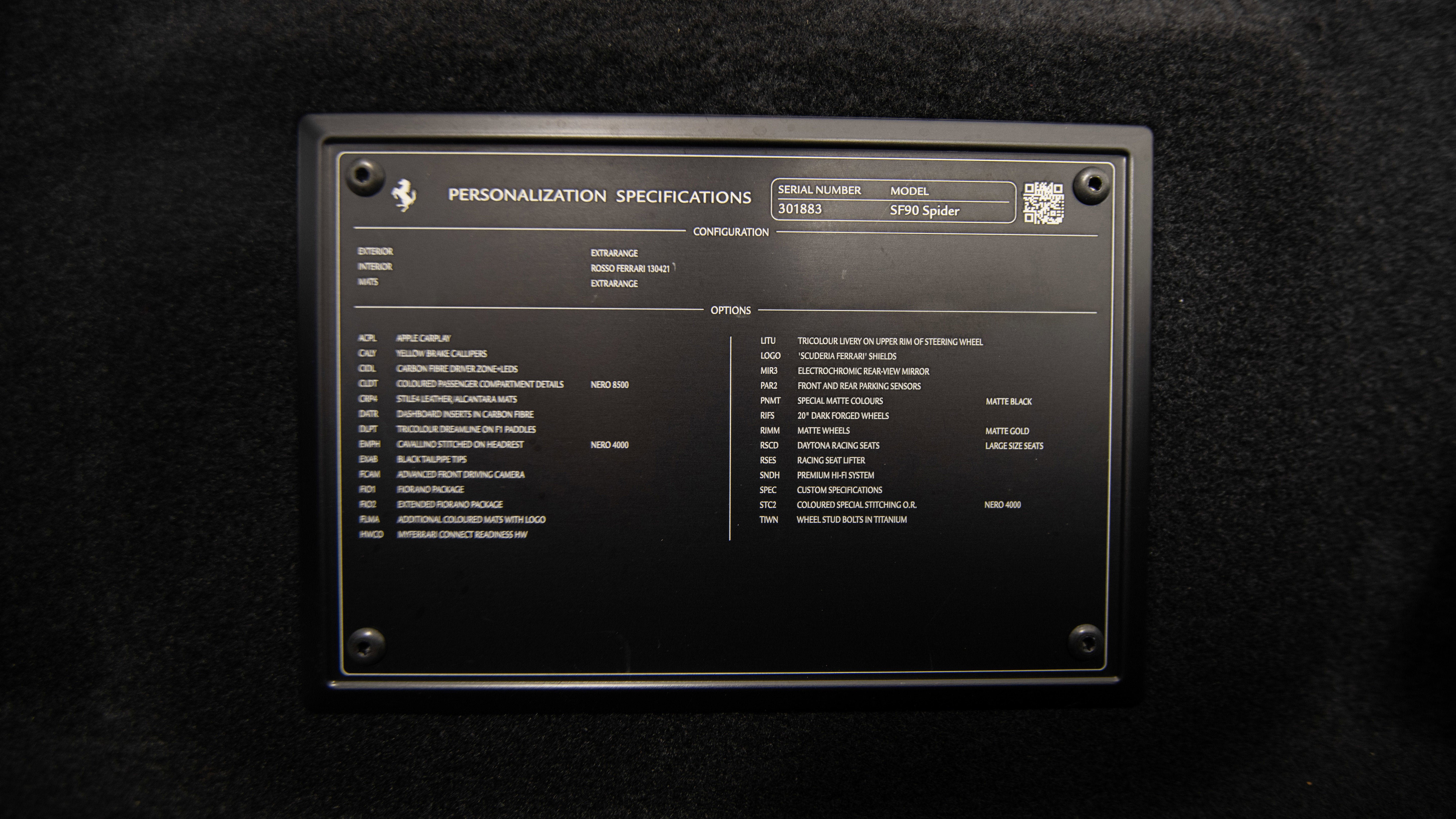 Certified 2024 Ferrari SF90 Spider AWD/4WD image 39