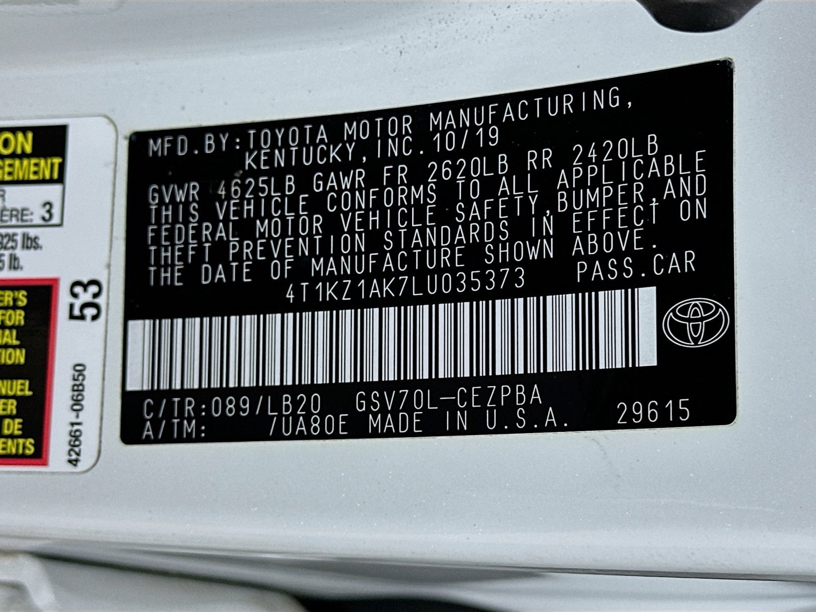 Used 2020 Toyota Camry XSE FWD image 45