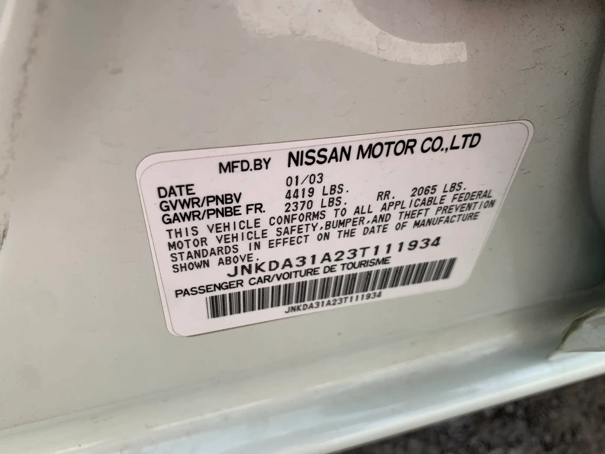 Used 2003 INFINITI I35 w/ Sunroof & Sunshade Pkg FWD image 33