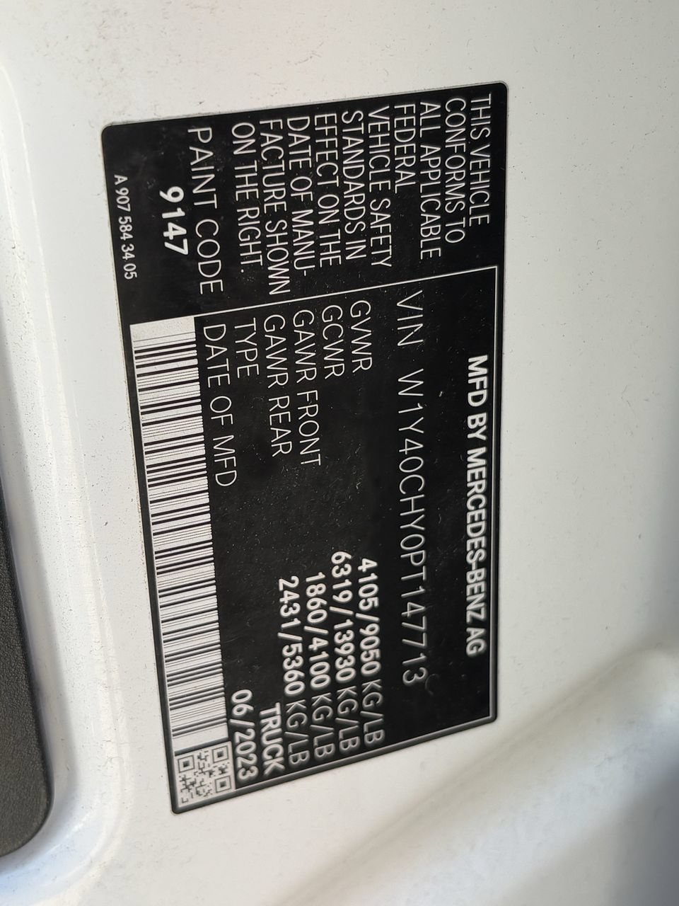 Used 2023 Mercedes-Benz Sprinter 2500 image 27