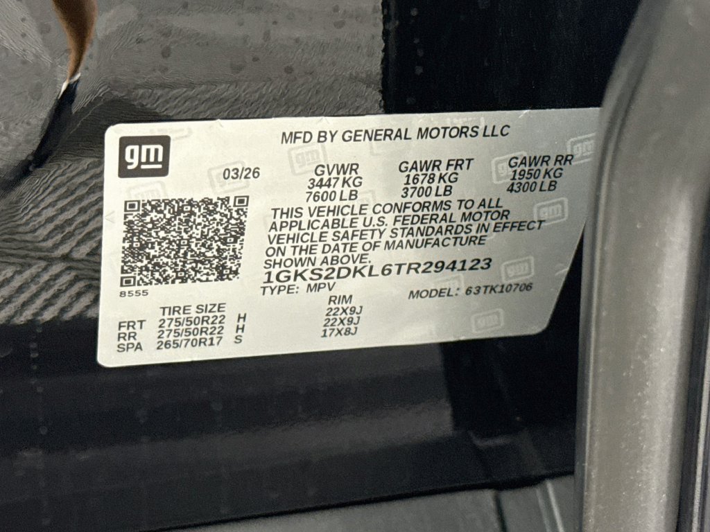 Used 2026 GMC Yukon Denali w/ Sun & Power Step Package AWD/4WD image 40