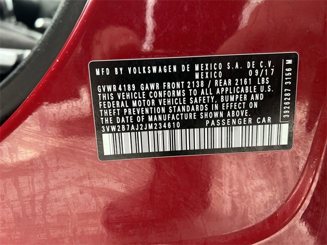 Used 2018 Volkswagen Jetta S image 26