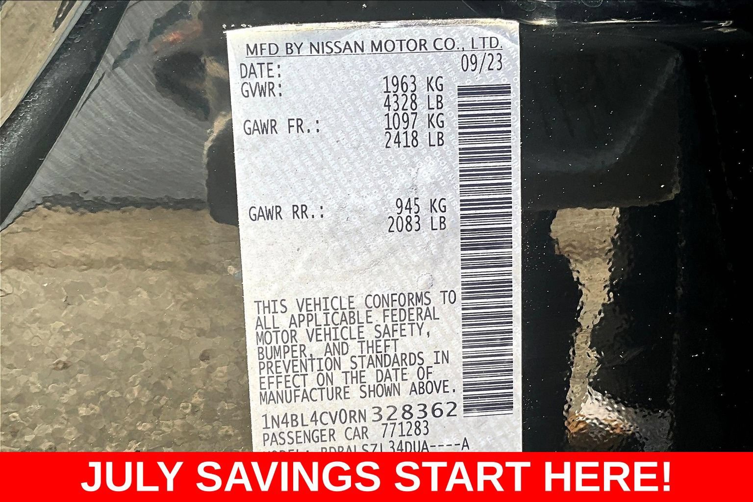 Used 2024 Nissan Altima 2.5 SR FWD image 25