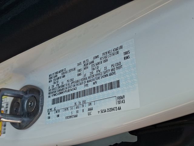 Certified 2023 Ford Escape ST-Line w/ Tech Pack #1 FWD image 27