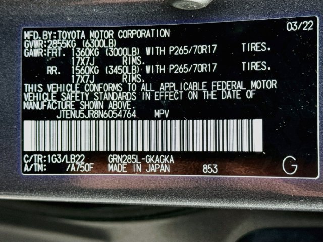Used 2022 Toyota 4Runner SR5 Premium w/ Moonroof Package AWD/4WD image 33