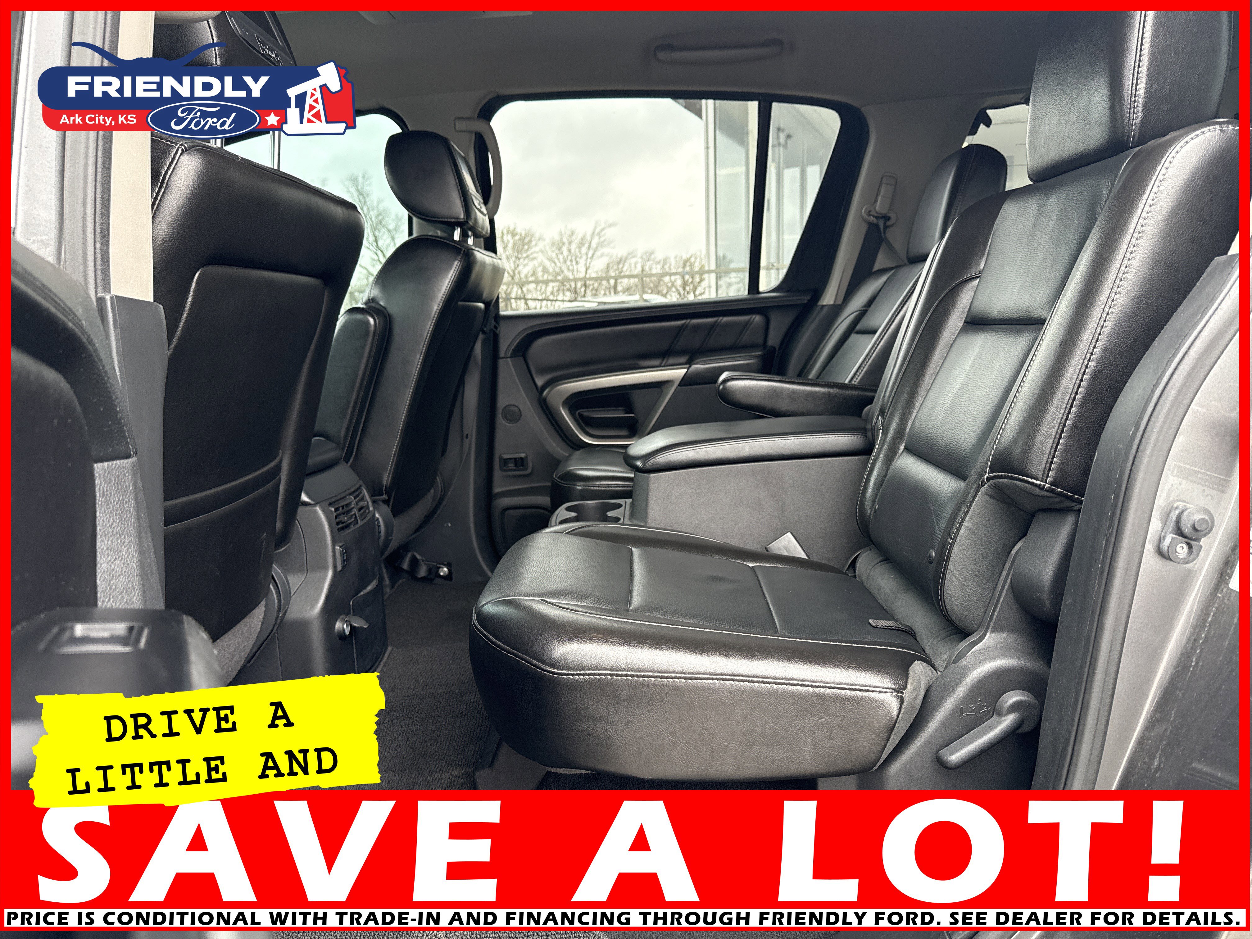 Used 2015 Nissan Armada Platinum w/ 2nd Row Captain Seat Package image 12