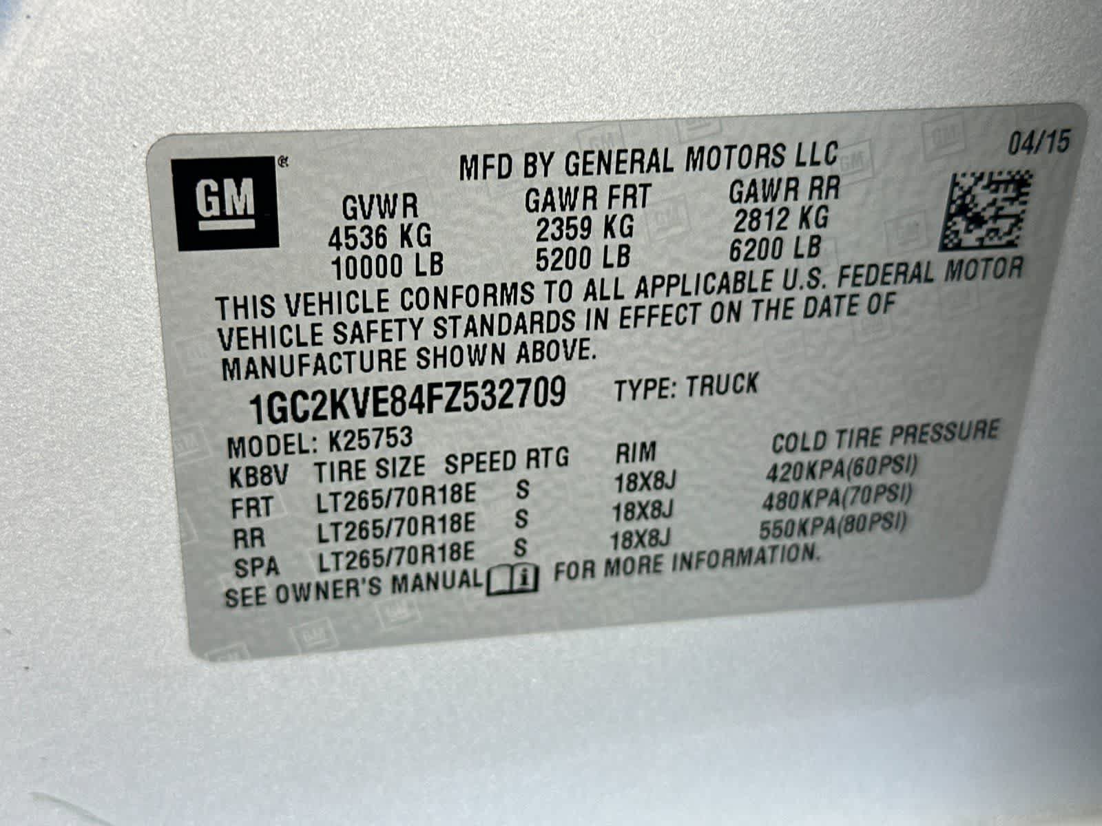 Used 2015 Chevrolet Silverado 2500 LT w/ LT Convenience Package AWD/4WD image 28