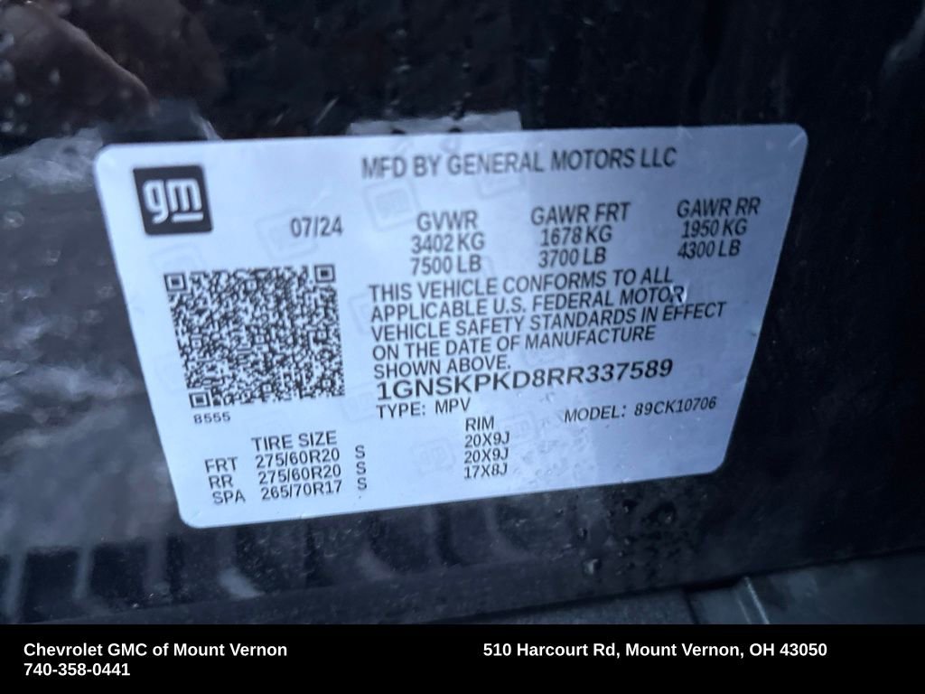 Used 2024 Chevrolet Tahoe Z71 w/ Luxury Package image 33