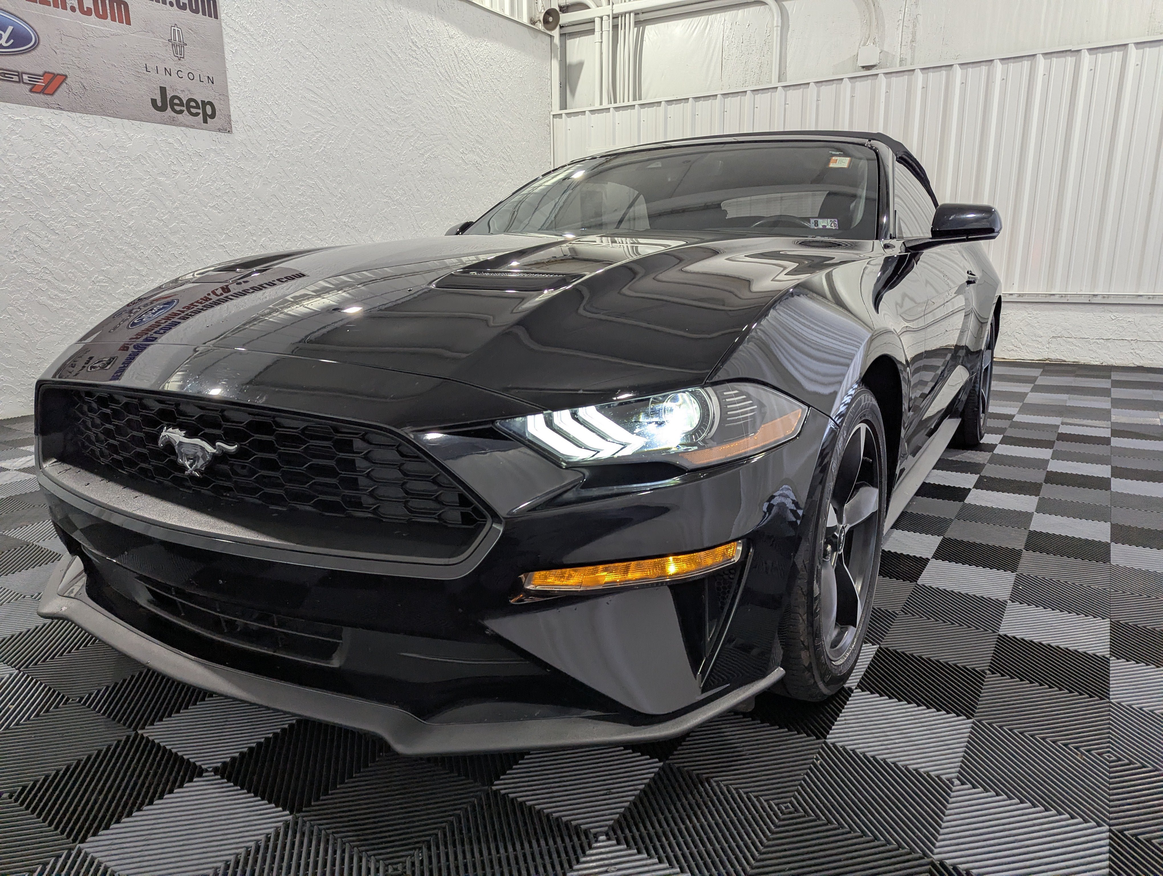 Used 2019 Ford Mustang Convertible w/ Ford Safe & Smart Package RWD image 3