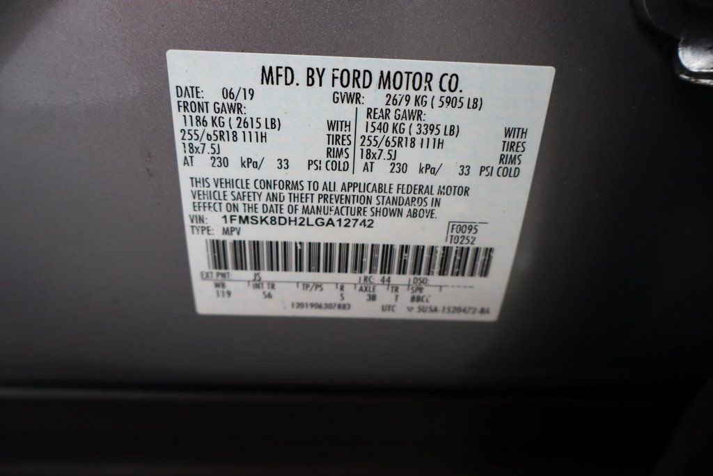 Used 2020 Ford Explorer XLT w/ Equipment Group 202A image 33