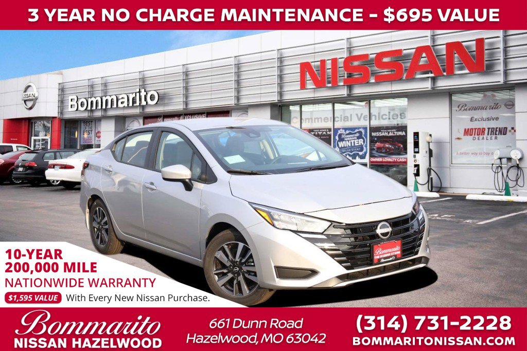 New 2025 Nissan Versa SV w/ Trunk Package image 1