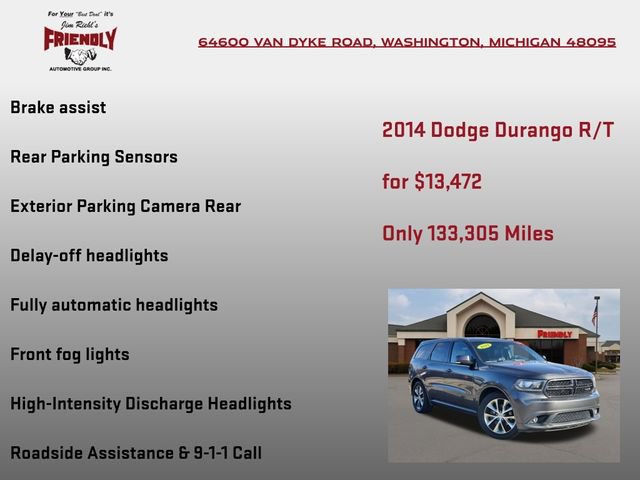 Used 2014 Dodge Durango R/T w/ Trailer Tow Group IV image 30