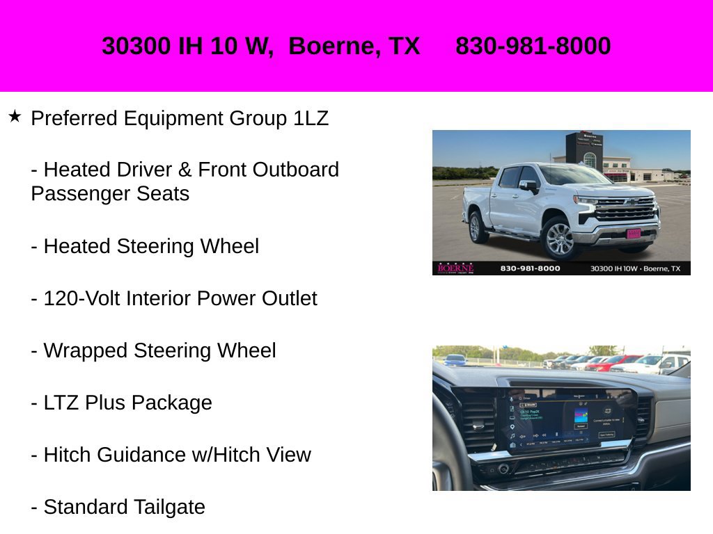 Used 2025 Chevrolet Silverado 1500 LTZ w/ LTZ Premium Package RWD image 34