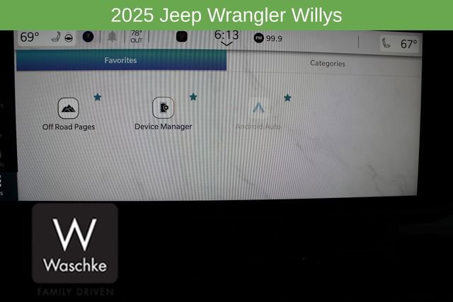 New 2025 Jeep Wrangler Willys image 62