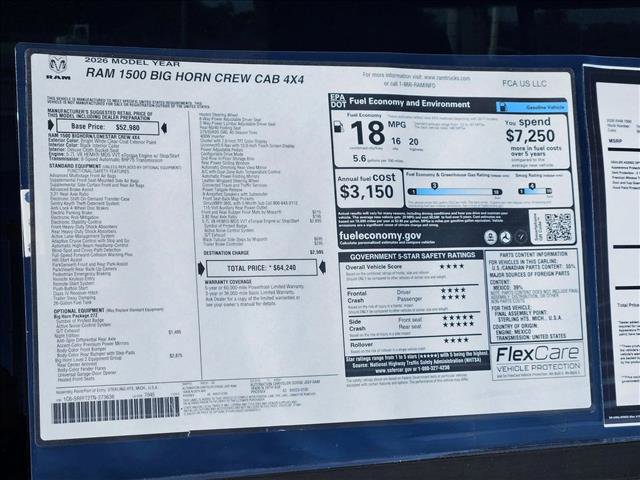 New 2026 RAM 1500 Big Horn image 16