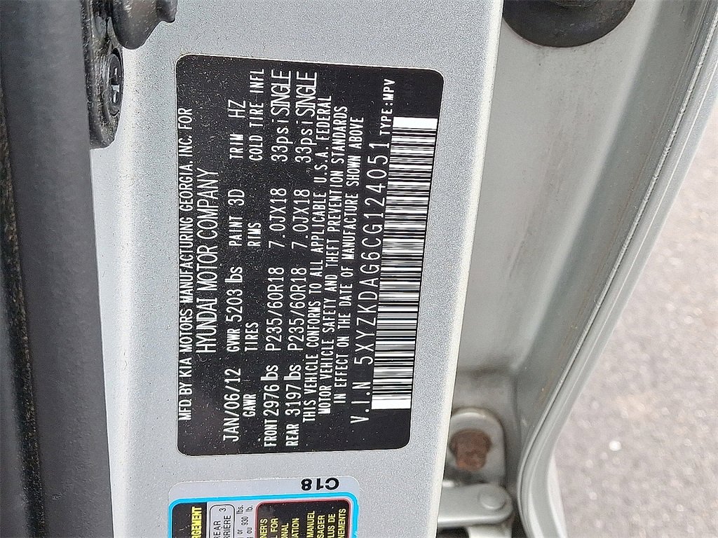 Used 2012 Hyundai Santa Fe Limited image 28