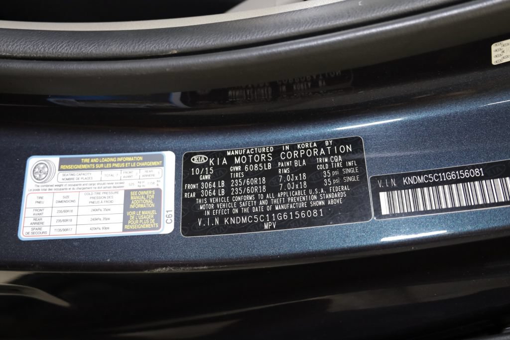 Used 2016 Kia Sedona SX FWD image 48