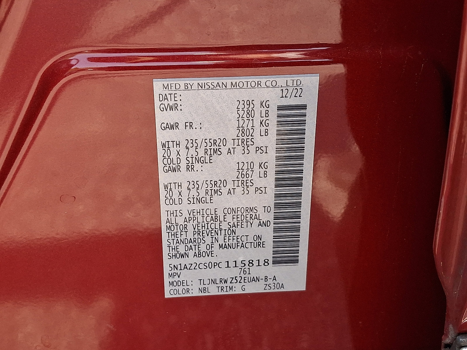 Used 2023 Nissan Murano SL w/ SL Moonroof Package AWD/4WD image 32