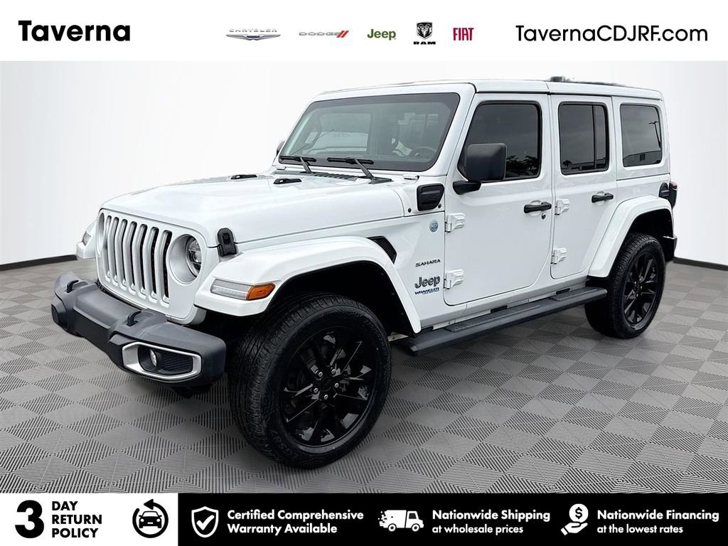 Used 2021 Jeep Wrangler Unlimited Sahara w/ Safety Group image 1