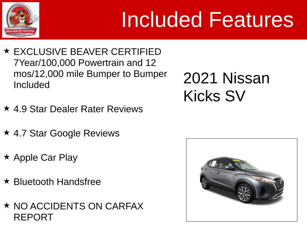 Used 2021 Nissan Kicks SV FWD image 4