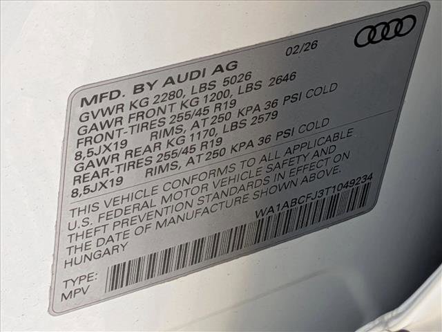 New 2026 Audi Q3 quattro 2.0T image 19