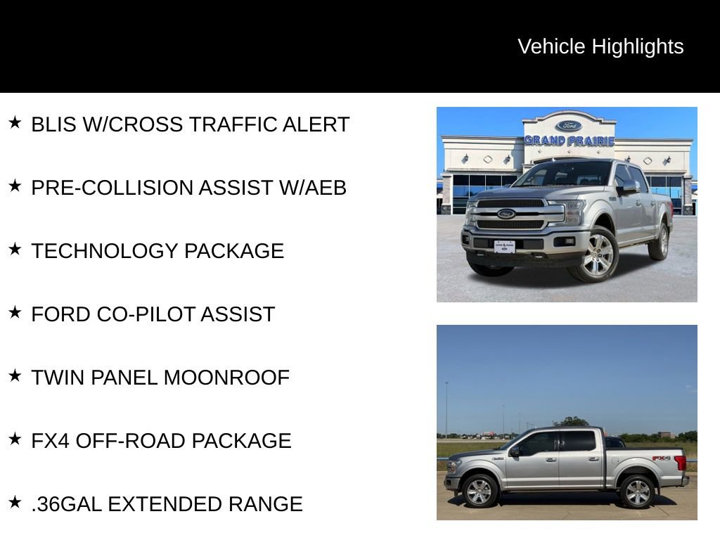 Used 2020 Ford F150 Platinum w/ Equipment Group 701A Luxury AWD/4WD image 5