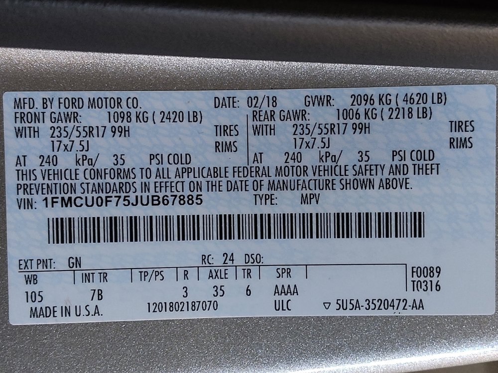 Used 2018 Ford Escape S image 33