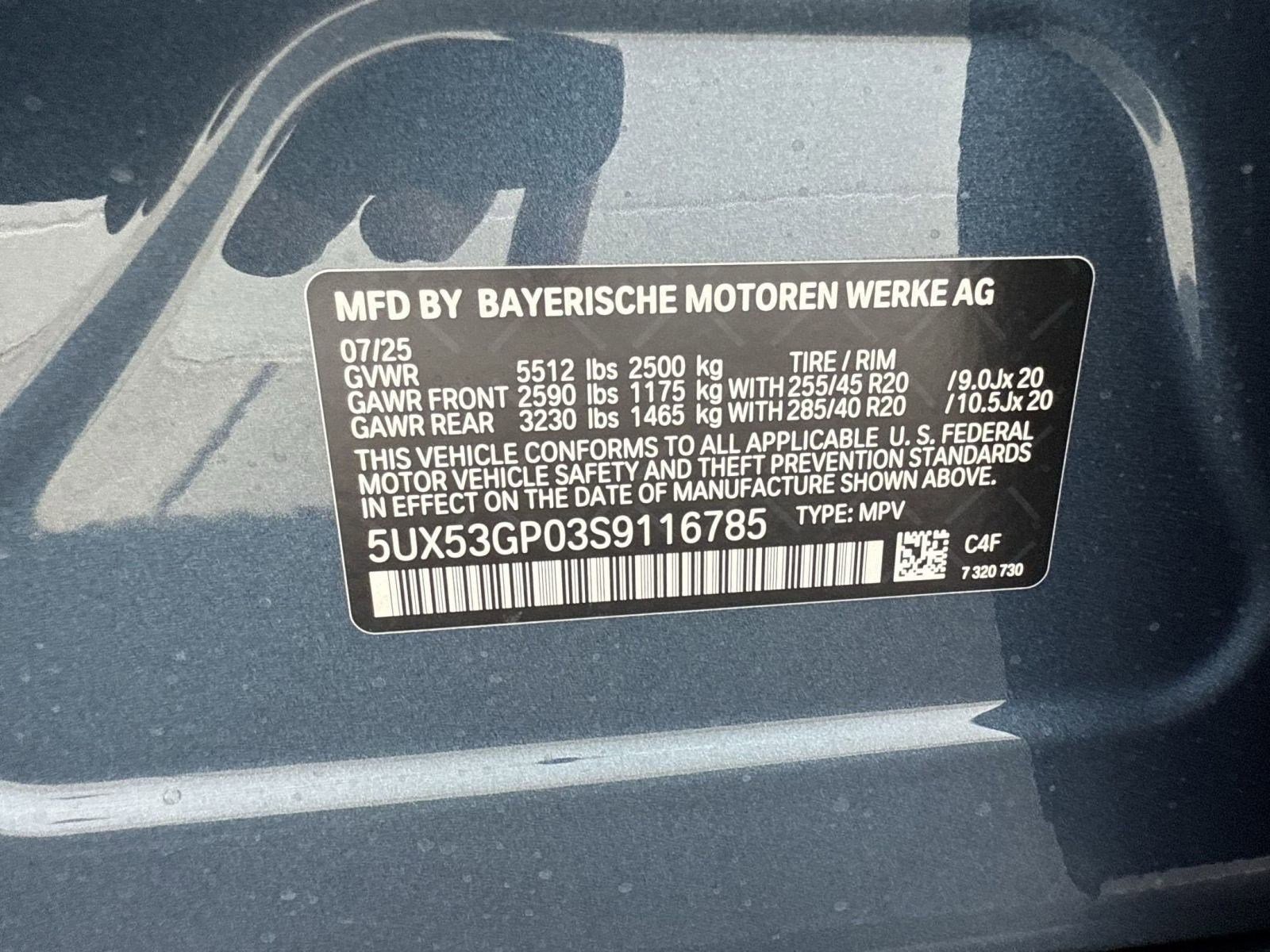New 2025 BMW X3 xDrive30i w/ Convenience Package image 20