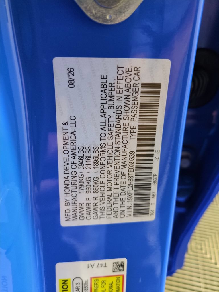 New 2026 Honda Civic Sport image 28