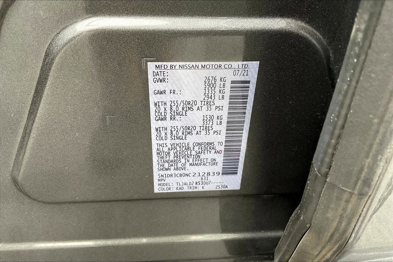 Used 2022 Nissan Pathfinder SL w/ SL Premium Package image 35