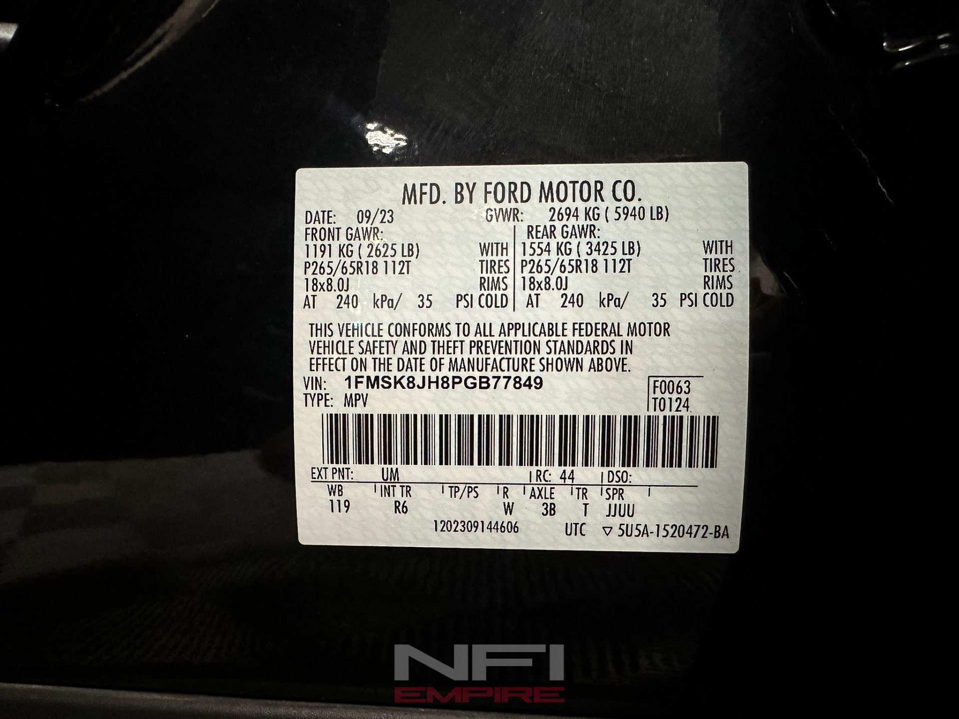 Used 2023 Ford Explorer Timberline image 61