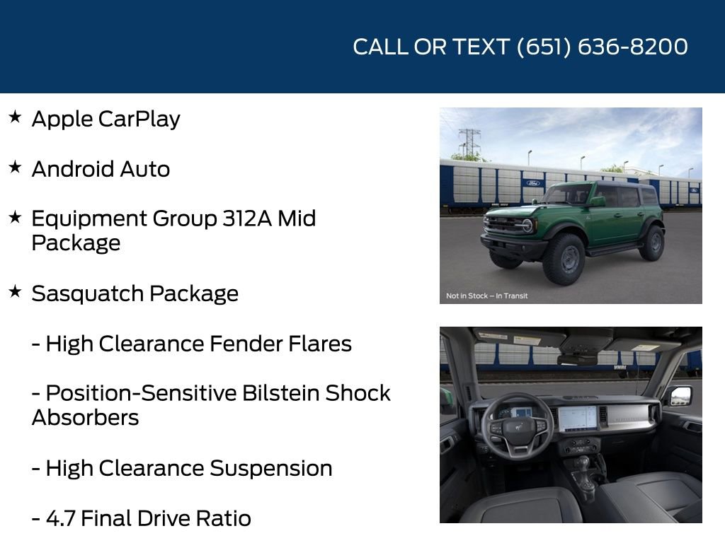 New 2025 Ford Bronco Outer Banks w/ Sasquatch Package image 5