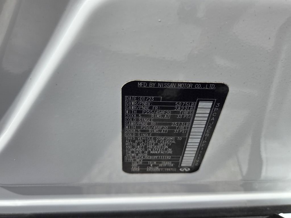 Used 2023 INFINITI QX50 Sensory image 21