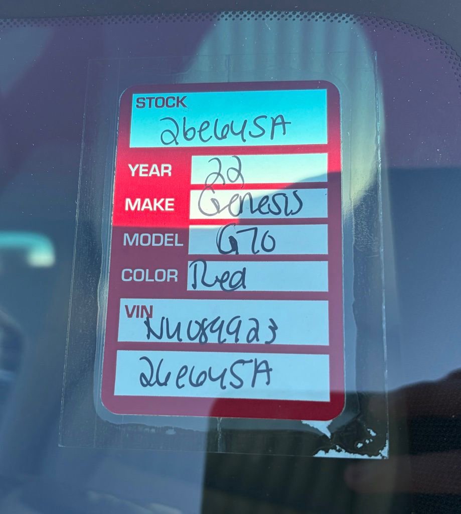 Certified 2022 Genesis G70 2.0T w/ Prestige Package RWD image 25