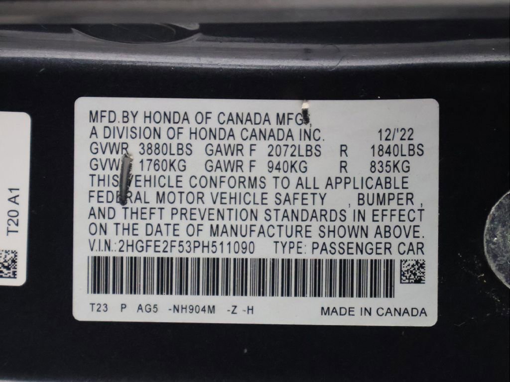 Used 2023 Honda Civic Sport image 46